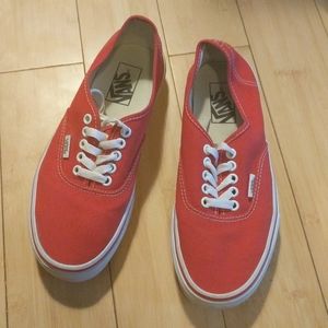 Red Vans Classic sneakers !!BOGO 1/2 off!!